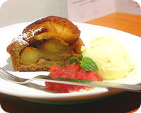 リンゴのタルト（650円）