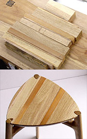 端材から生まれる固有パターン